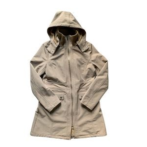 Siena Studio Tan Hooded Coat M